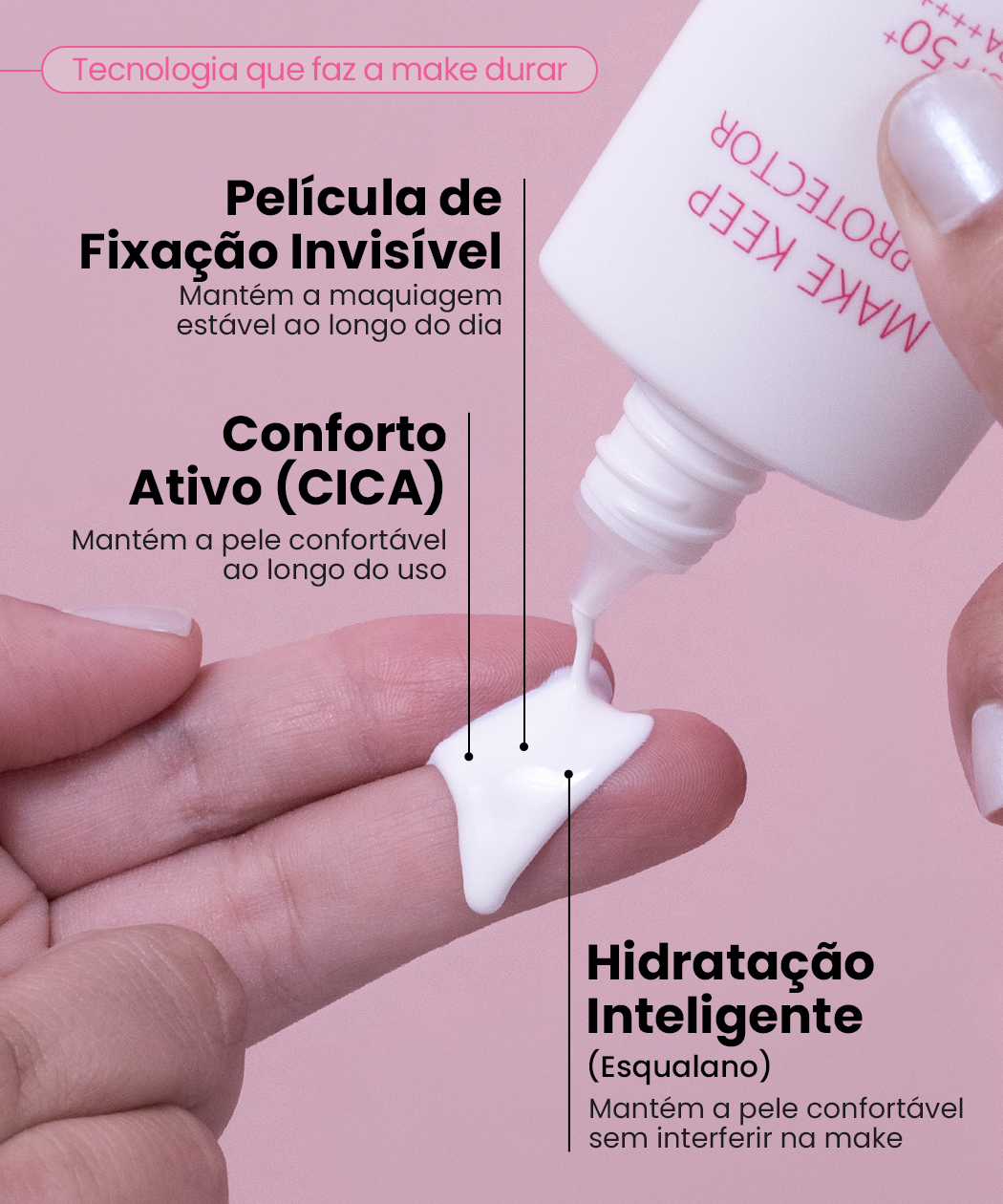 MAKE KEEP SUPER UV PROTECTOR 40 ML - Imagem 4