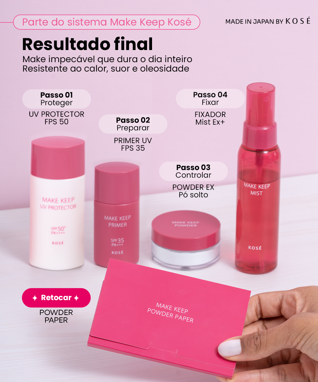 MAKE KEEP POWDER PAPER (50 uni) - Imagem 2